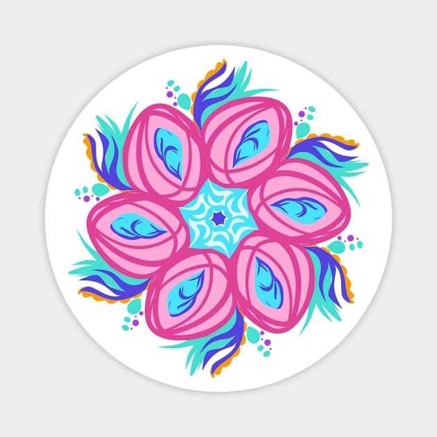 Mandala art Magnet by Fadmel